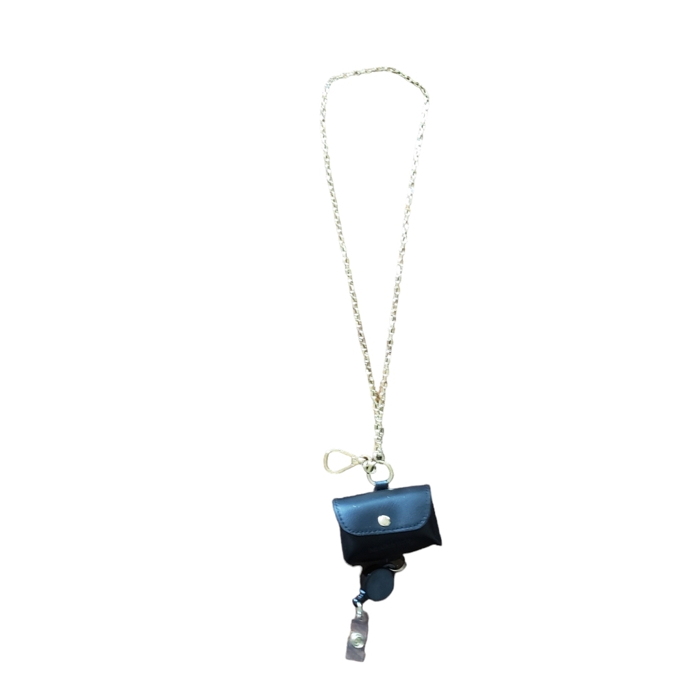 BBW Wearable Chain Pocketbac Holder Retractable ID Badge & Cardholder/keys